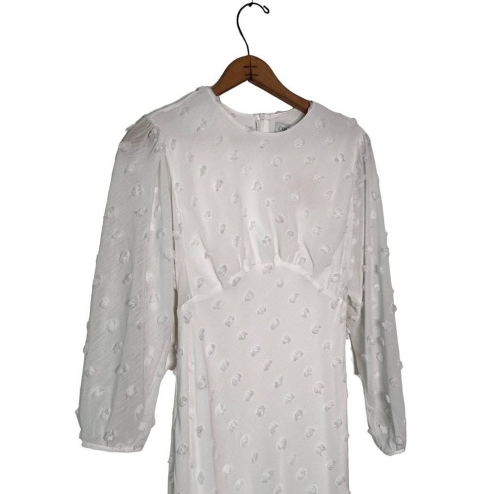 Chicwish | Cotton Candy Sheer Maxi Dress In White Size XS NWT - Picture 6 of 10